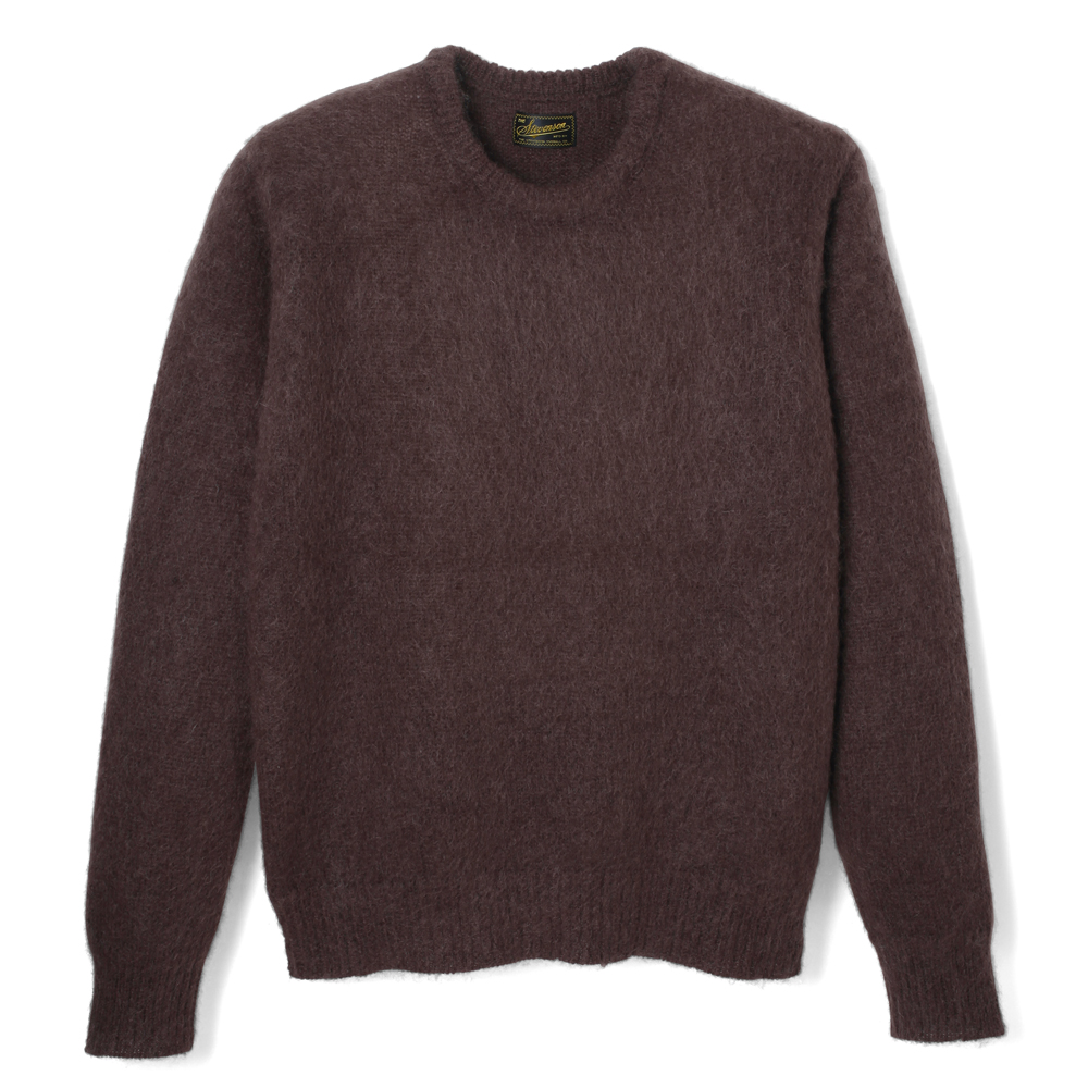 Mohair Blended Crewneck Sweater - MS