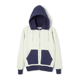 Attached Hooded Zip-Up Parka - ZP