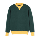 Double V Gusset Wool Sweater - DWS